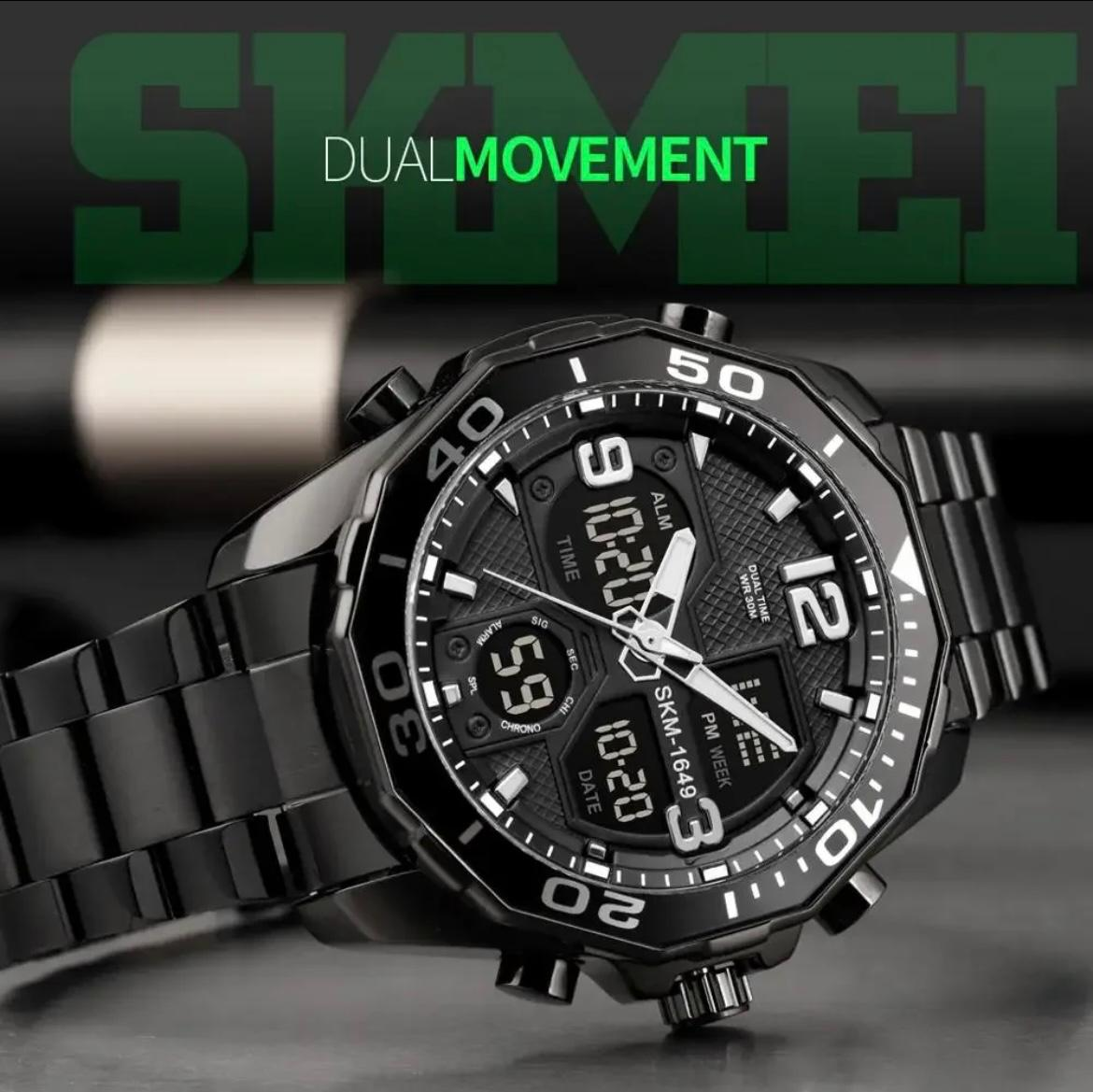 Reloj Scottie 1649 Dual Time Acero Inoxi
